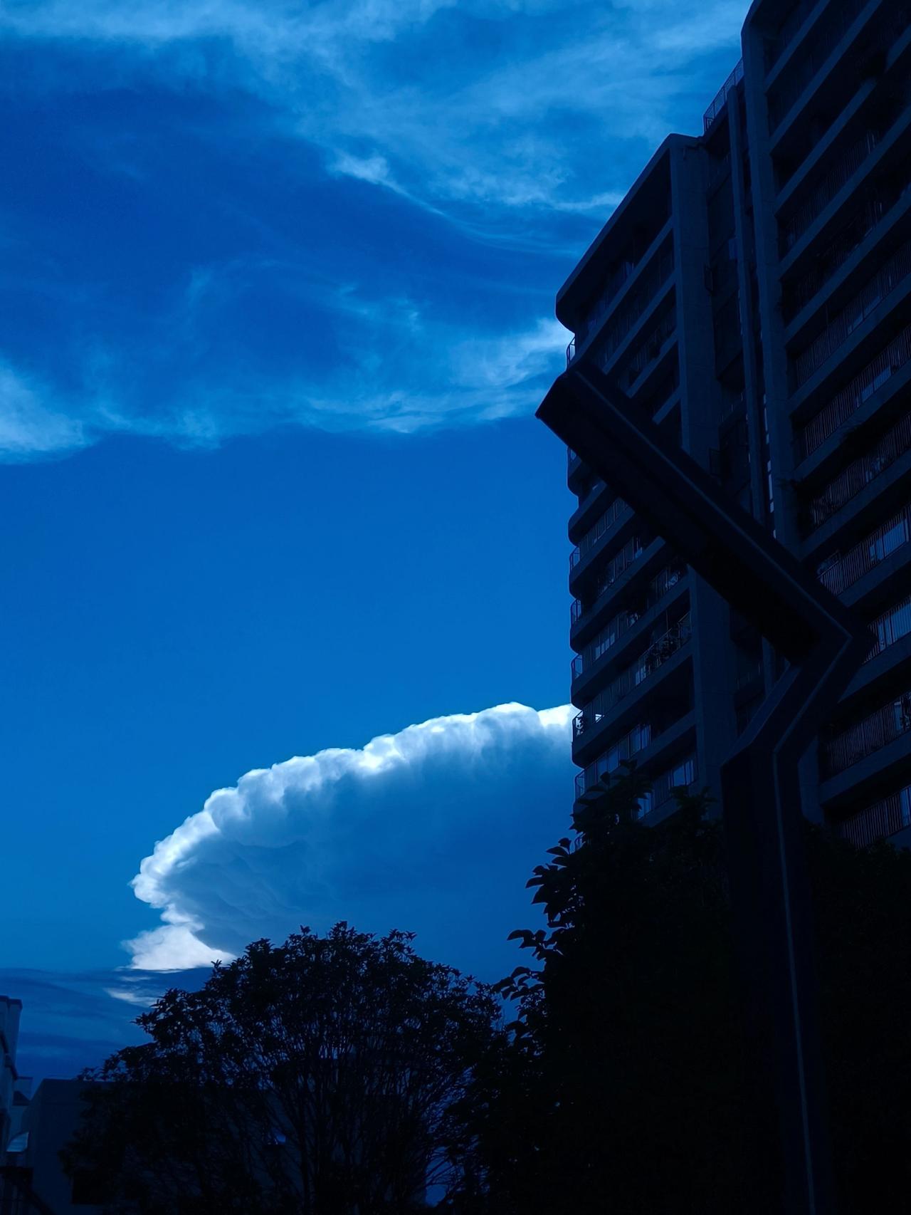 今天郑州的天气，不是一般的美，高空云团 城市天空 傍晚街头随拍 万林上院