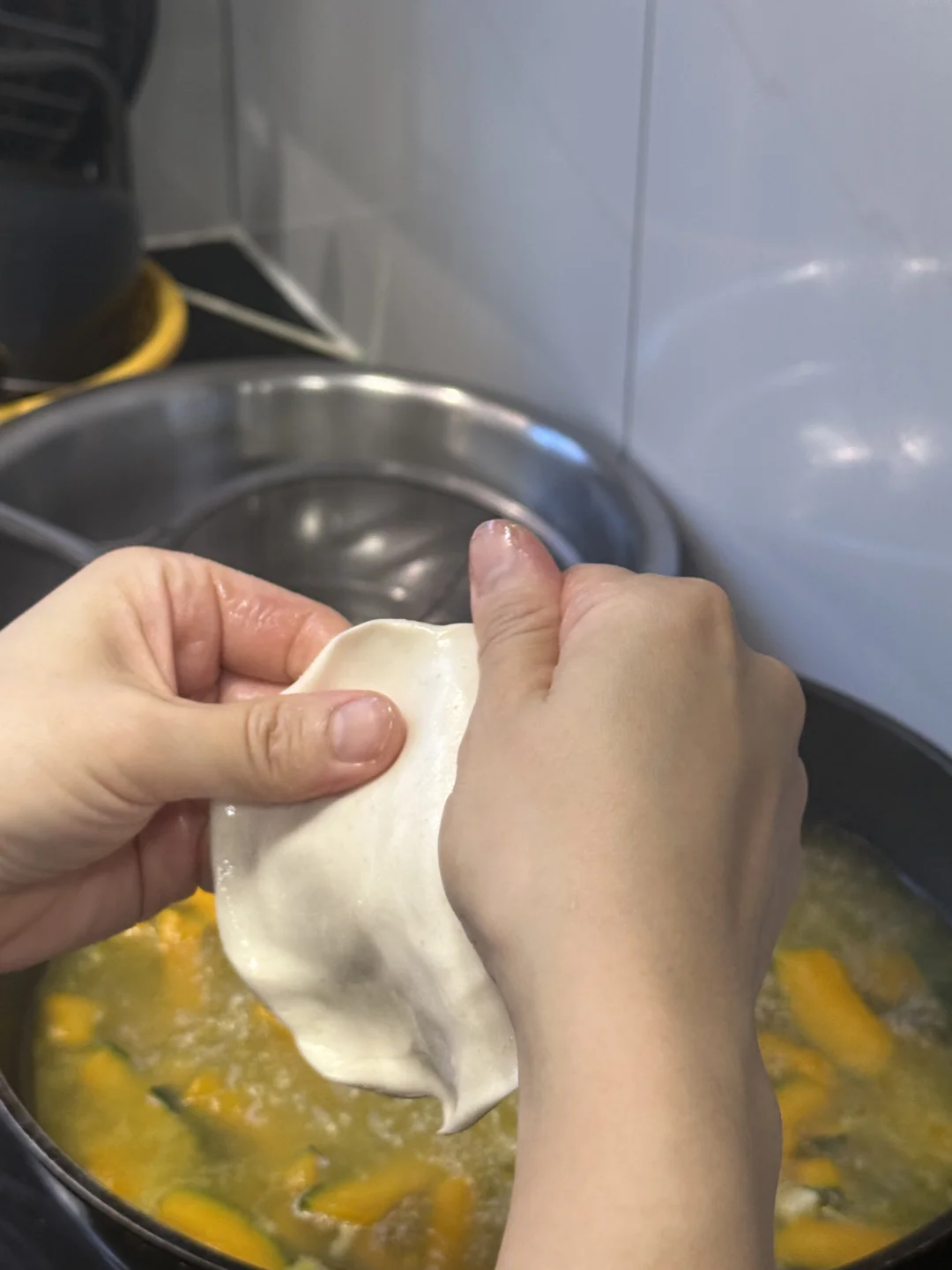 第一次做铺盖面 嚼劲真足