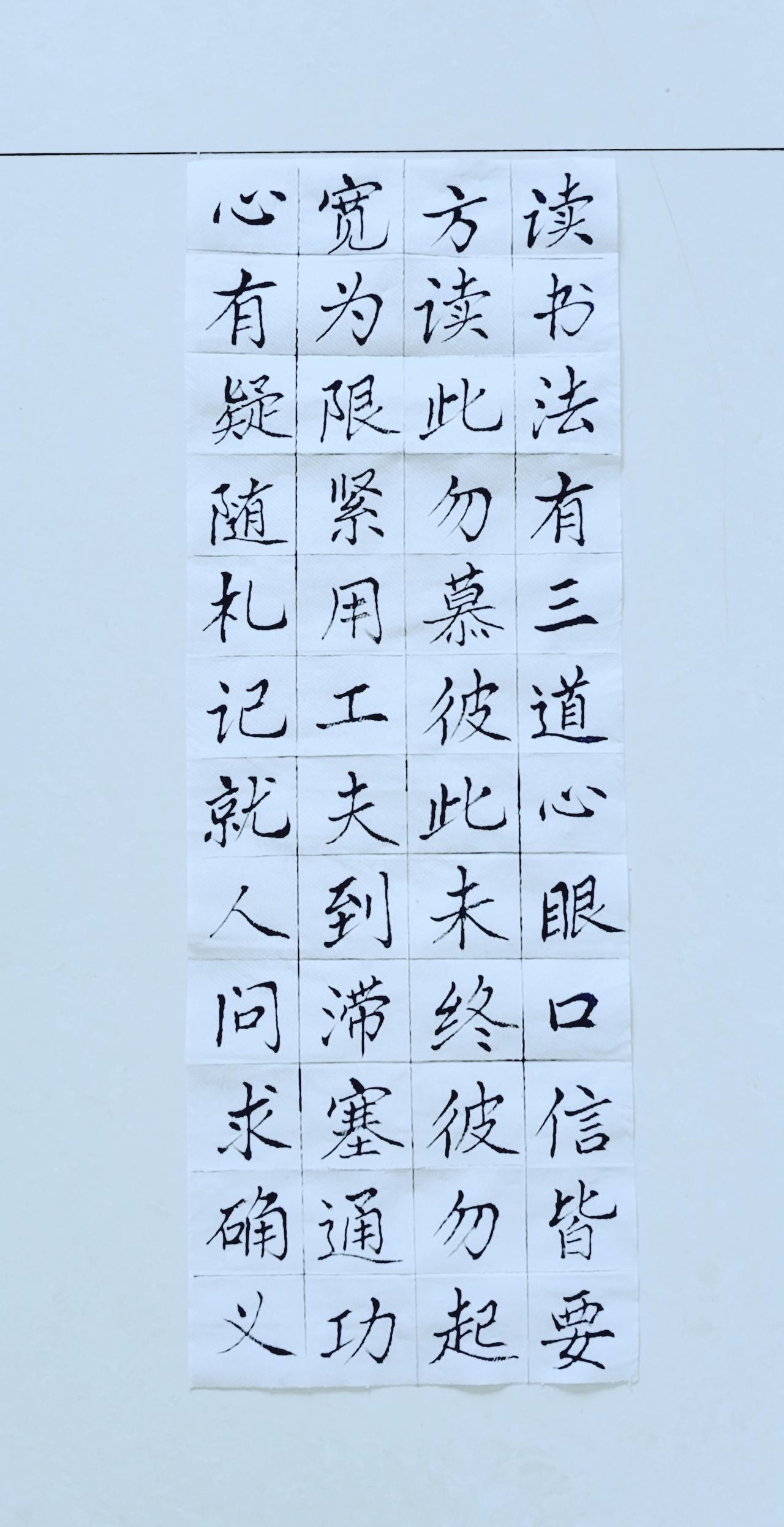 第四十四天《弟子规》（21）楷书练习！楷书方法 弟子规书法