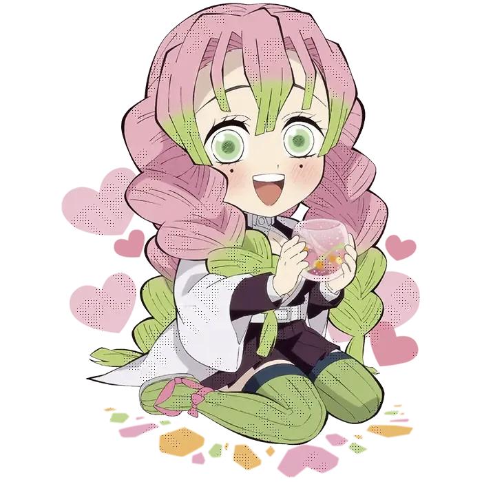 动漫acg次元大赏我的2025年终总结壁纸鬼灭之刃×冈山县和冲绳县角色立绘壁纸。