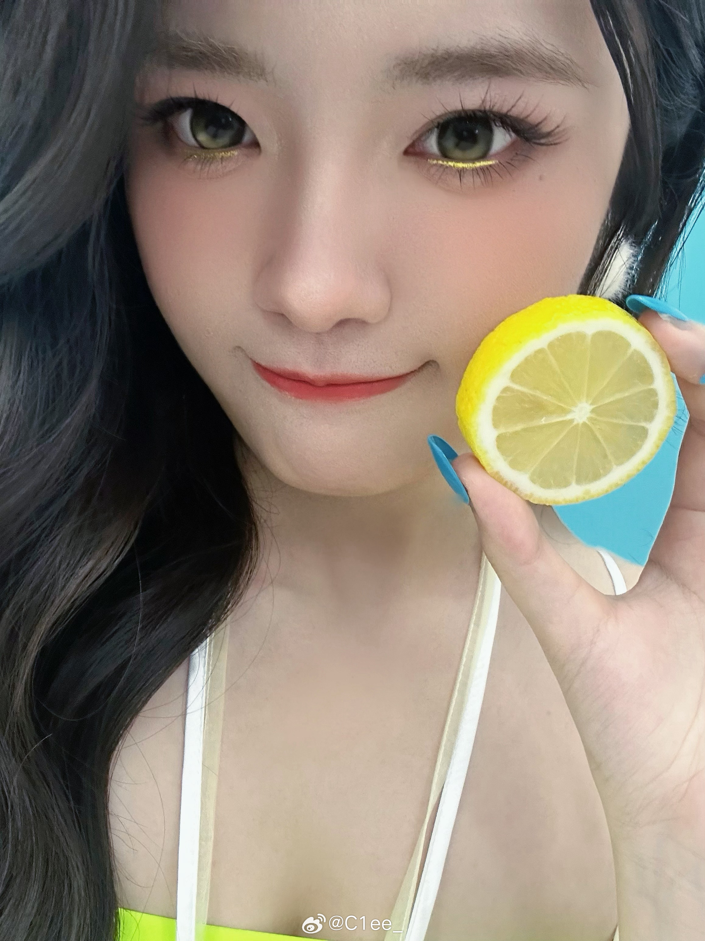 🍋🟩lemonade虽迟但到的仿妆&人生四格💛 