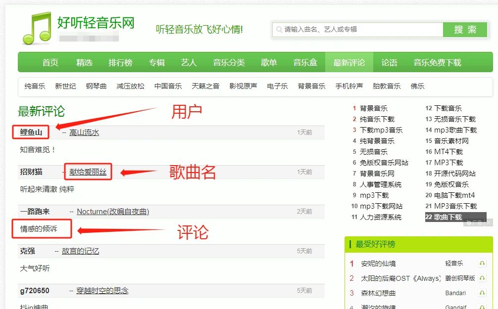Python爬虫｜爬取好听轻音乐歌曲数据❗❗❗