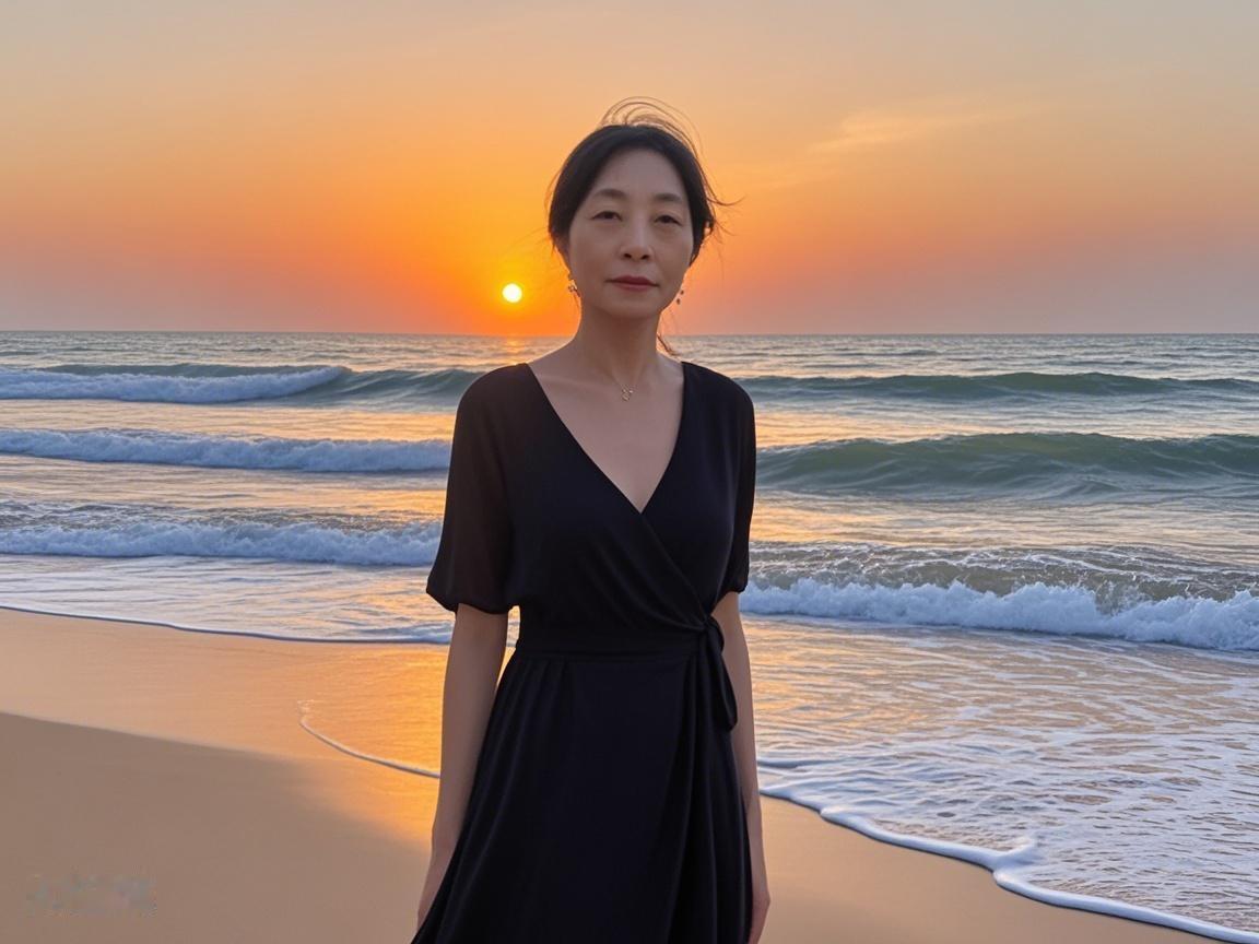 AI写真辑海风吹乱了发梢，却吹不散眼底的星河滚烫🌟