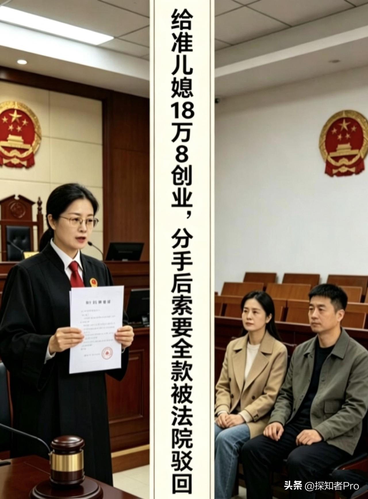 18万8 彩礼金给了，但婚事黄了，钱也要不回了，人财两空，向谁说理去？
最后，法