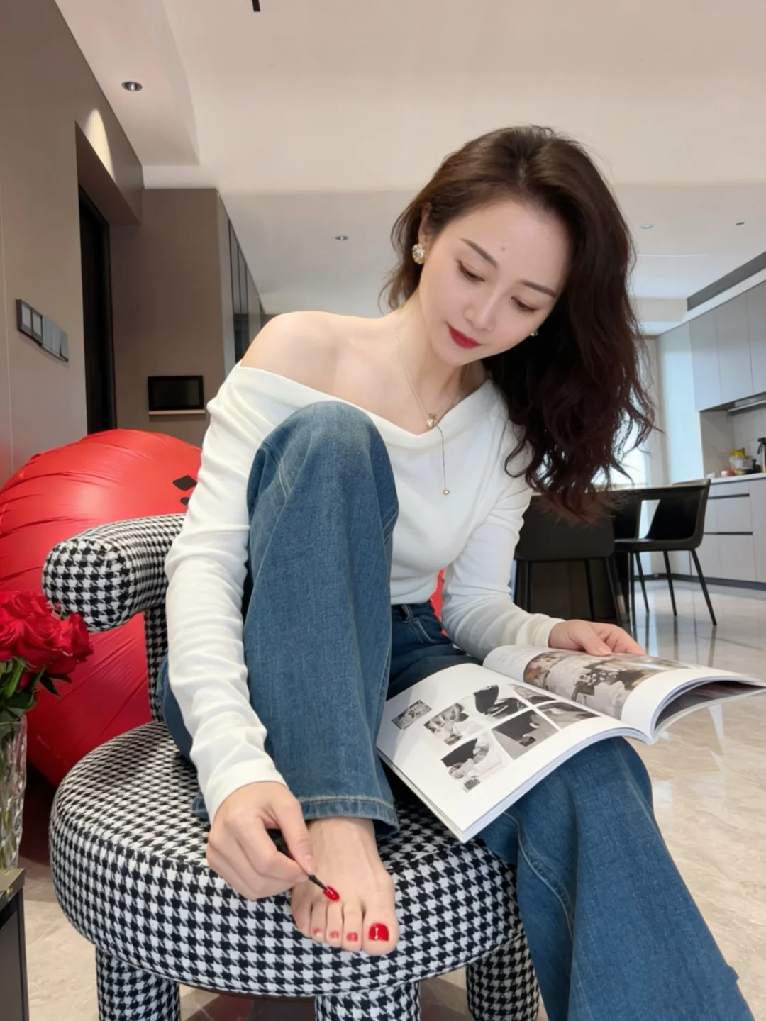 老阿姨的乐趣就是拍拍照，然后自我欣赏