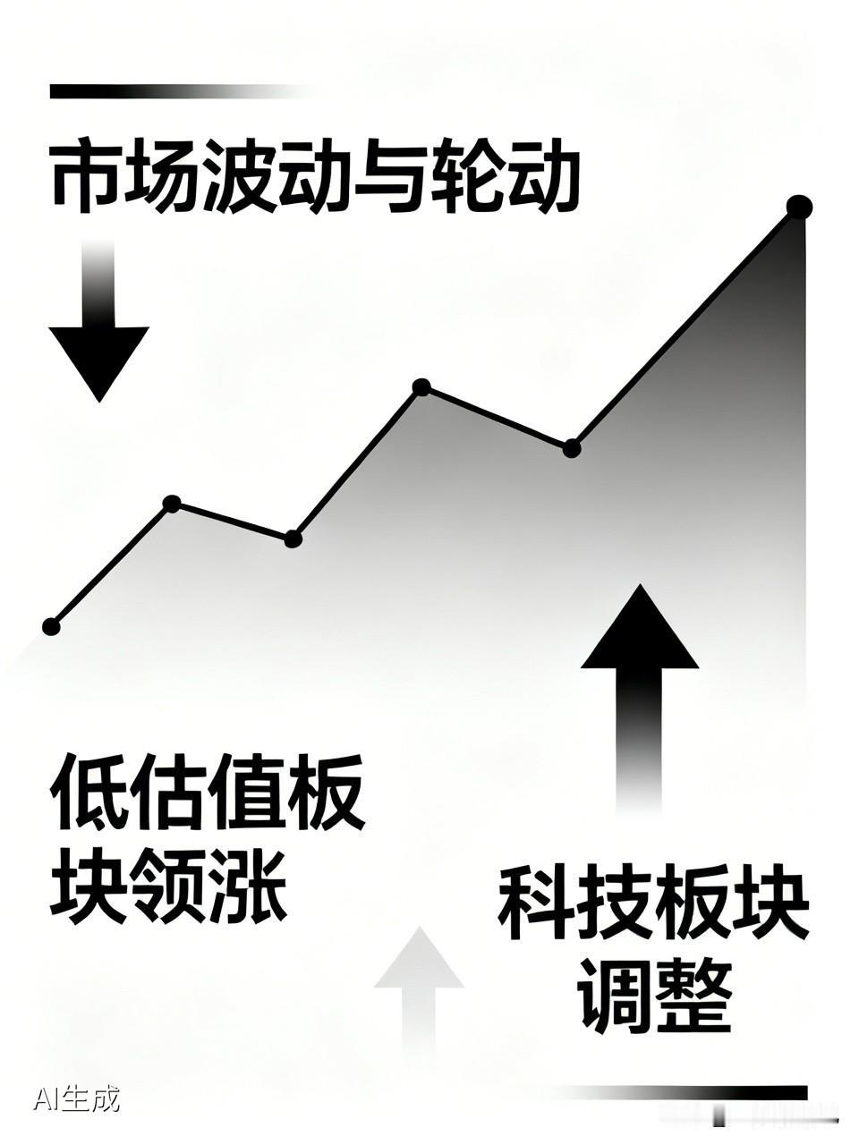 题材波动加剧，高位巨震！低估值板块启动领涨，行业轮动就要切换开始了吗？今日市场波