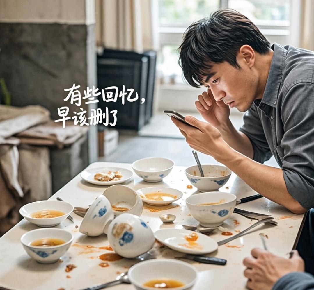 结婚10年，老公手机屏保还是初恋，我笑着掀了饭桌：这日子，不过了！

“啪！”