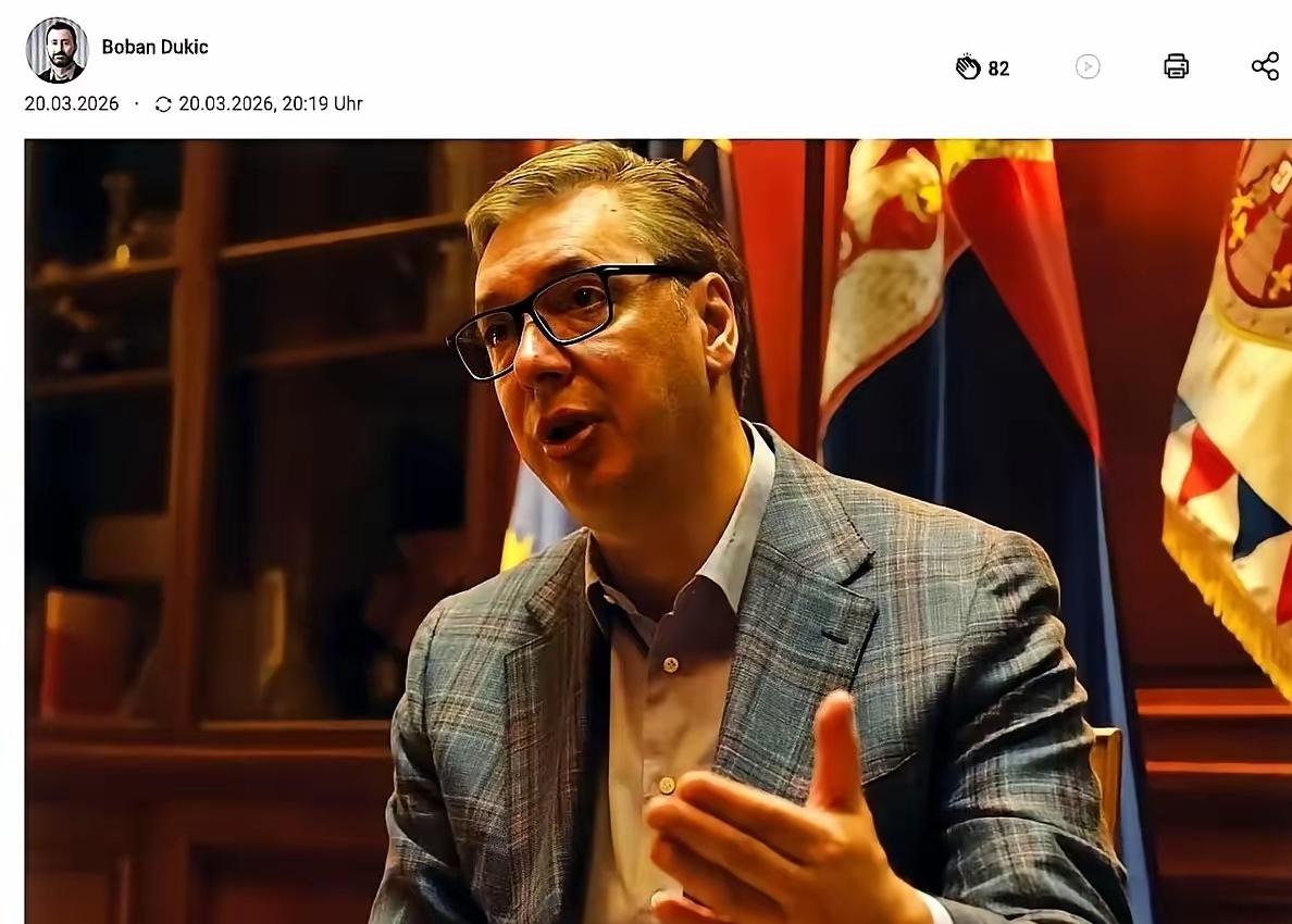 塞尔维亚总统武契奇，扔了一句实话。他说，第三次世界大战，可能已经没人能拦得住了。