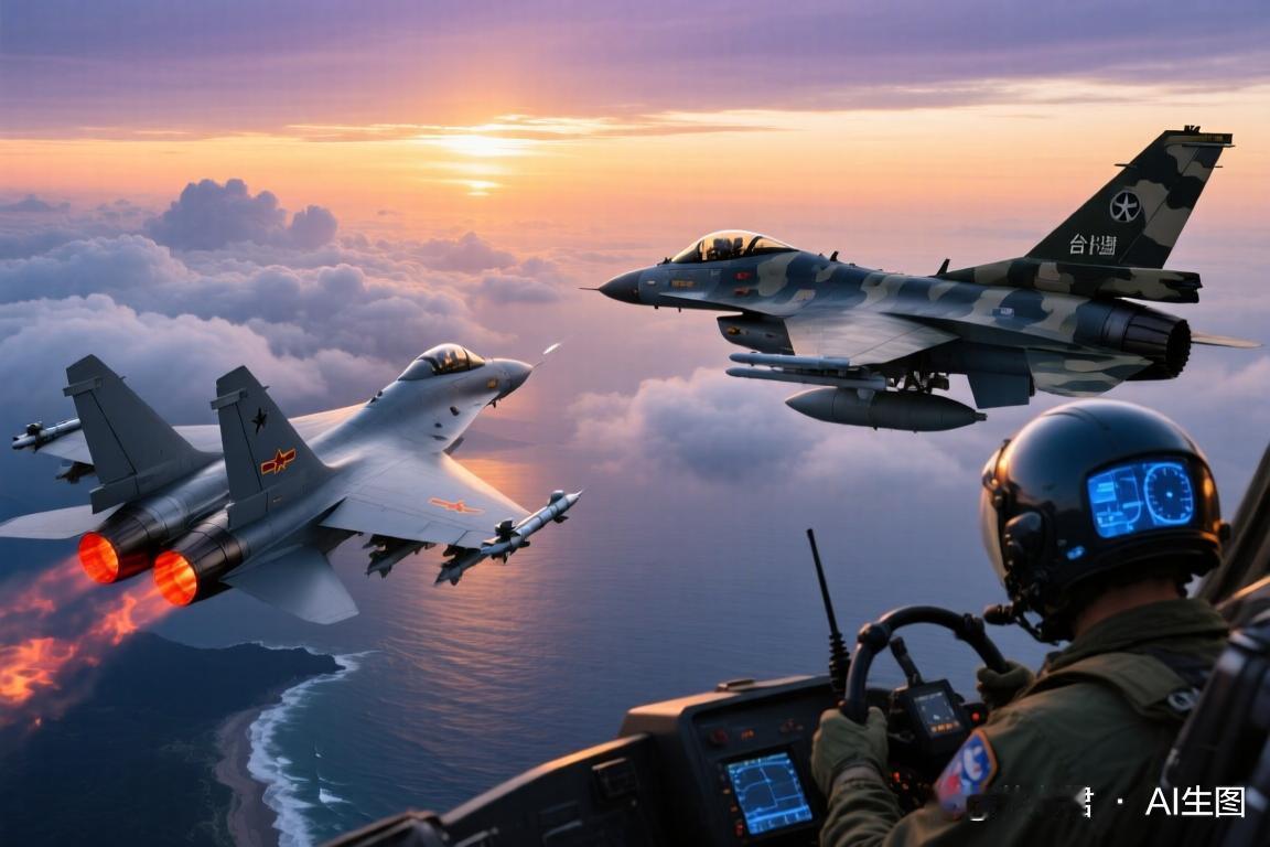 台空军对我军机喊话，我方飞行员为什么用英文说“闭嘴”？
 
近期台海空域常态化巡