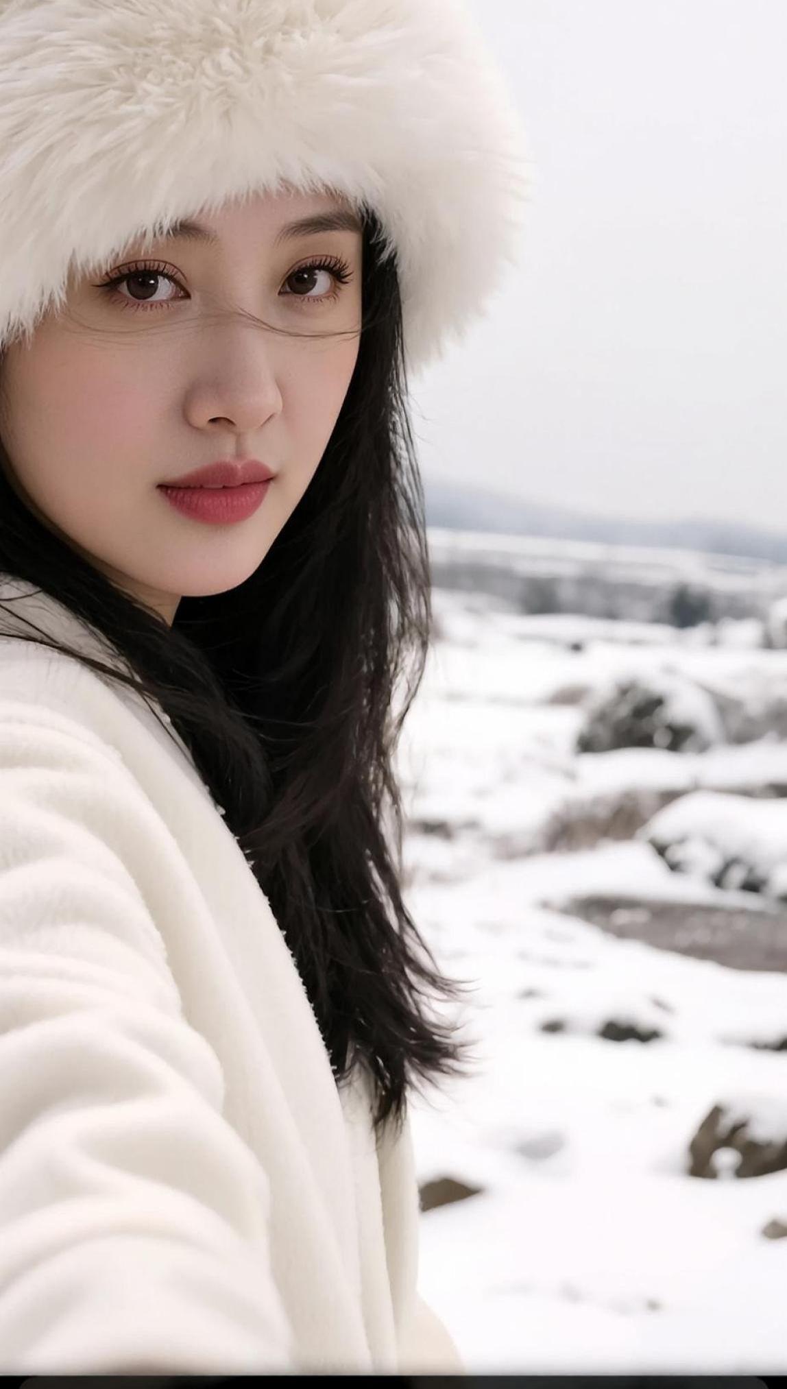 AI雪地自拍 抖音ai创作 个人写真拍摄分享 颜值随拍 来个古装造型尝试不同风格