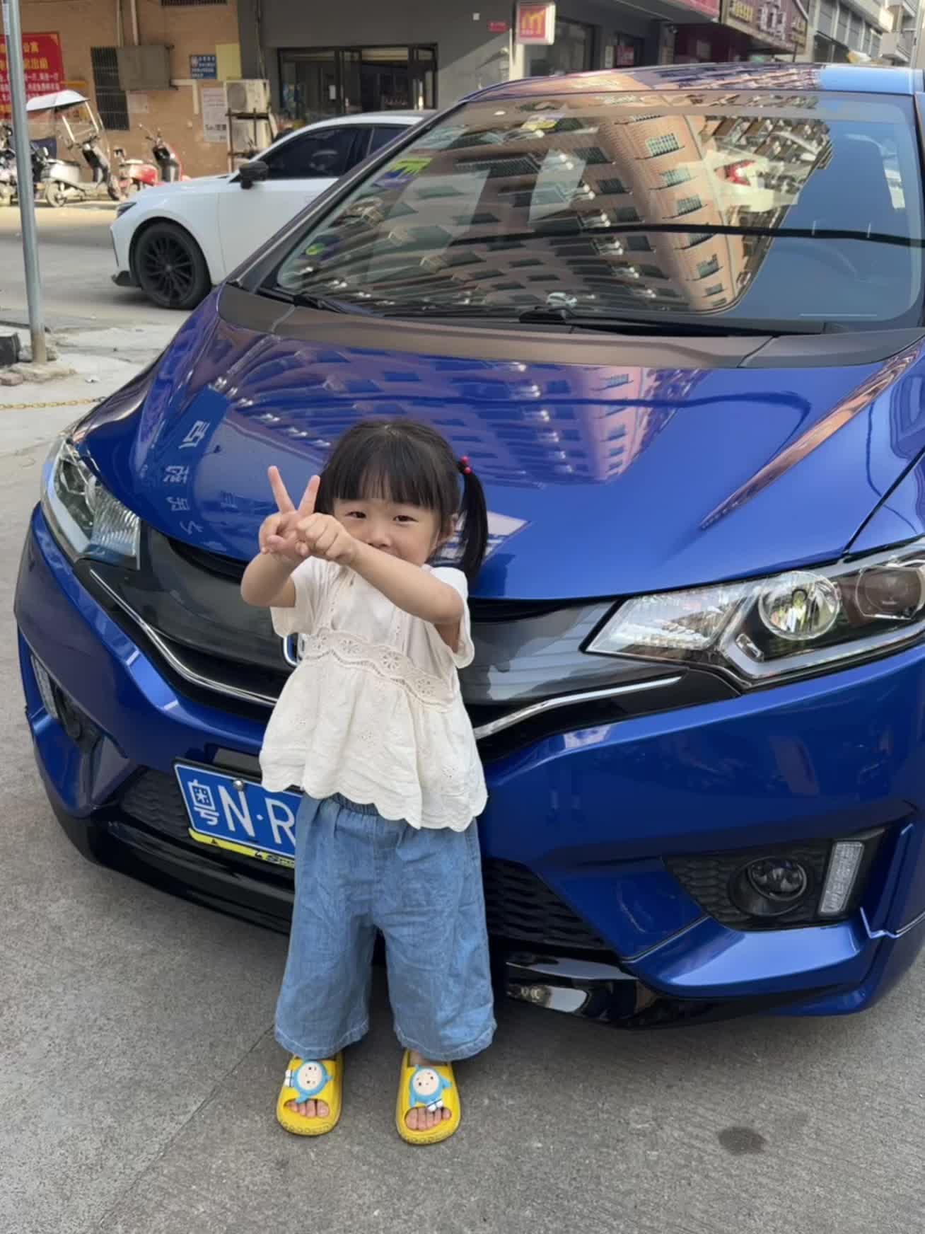 宝宝成长 宝贝女儿成长记录 可爱萌娃 本田飞度