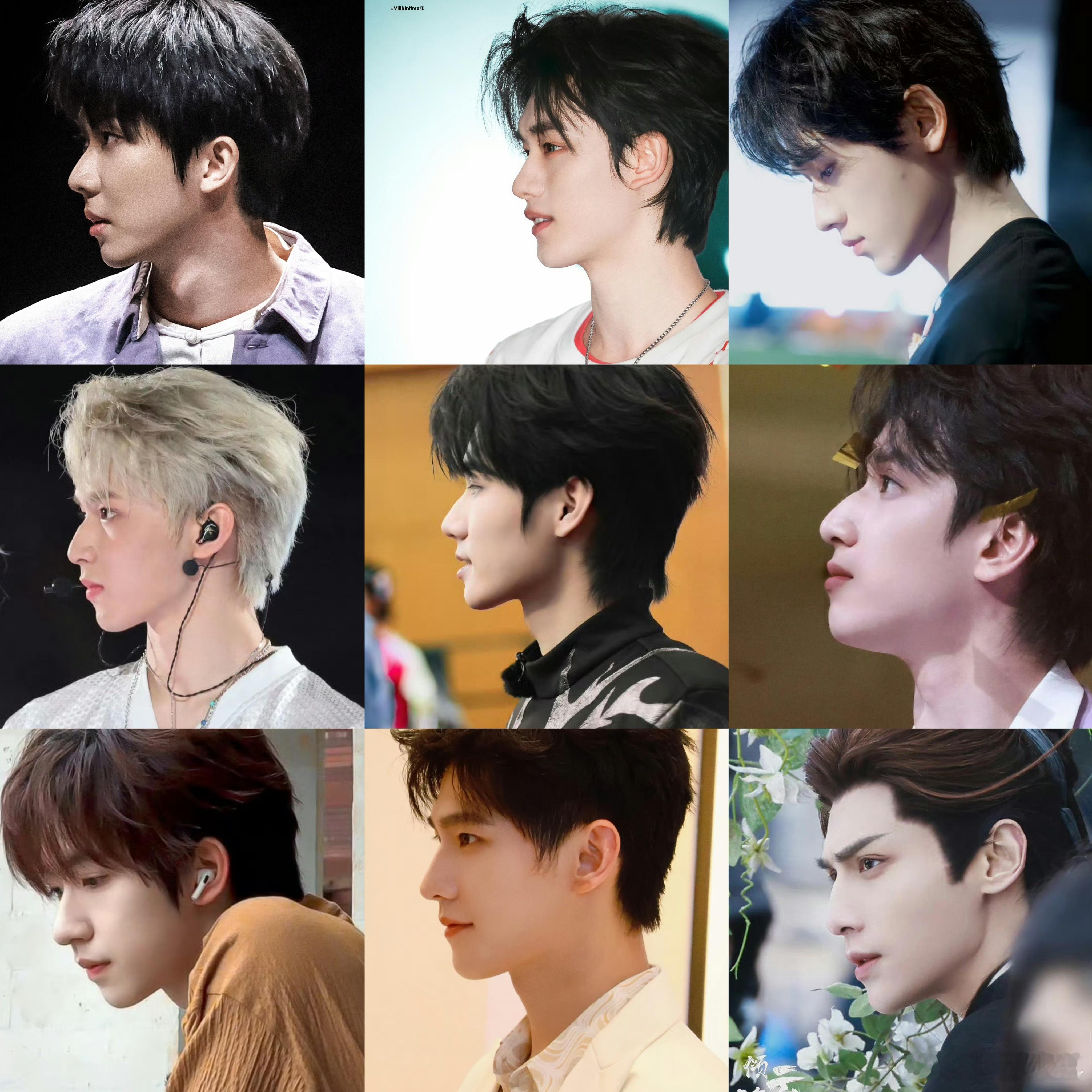 内娱男明星绝顶侧颜 谁没为内娱男星的侧颜心动过？有的是光影下清晰的眉骨线条，有的