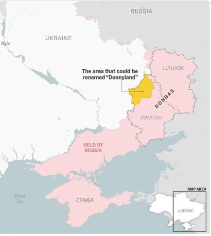 【“最重要的是顿巴斯不要变成‘普京之地’，”——泽连斯基。】乌克兰总统就可能将该