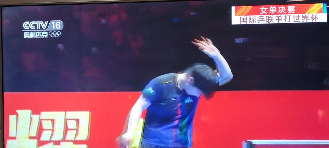 刚才又看了一遍央视16频道重播的澳门世界杯莎莎和曼昱的女子单打决赛，重点观看分析