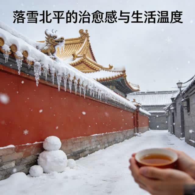 一场雪让北京变回北平：落雪的浪漫，藏着都市人的心灵解药
 
当雪花漫过长安街、覆