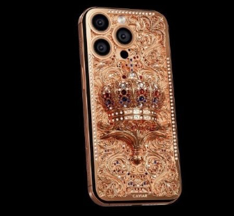 全球最贵iPhone16ProMax登场  我喜欢轻薄的手机这个镶金镶钻的太重了
