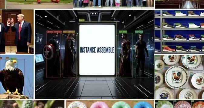 小红书智创AIGC团队提出布局控制生成新算法InstanceAssemble