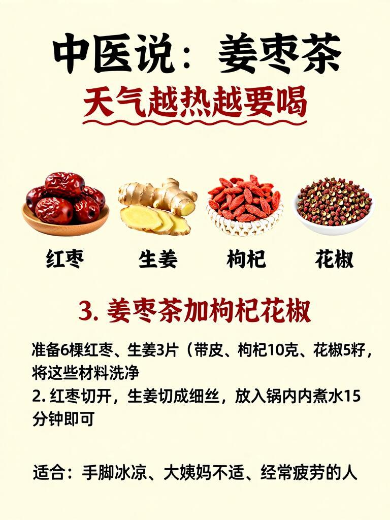 马上天气越来越热了，姜枣茶一定要喝起来！国医的精诚力量