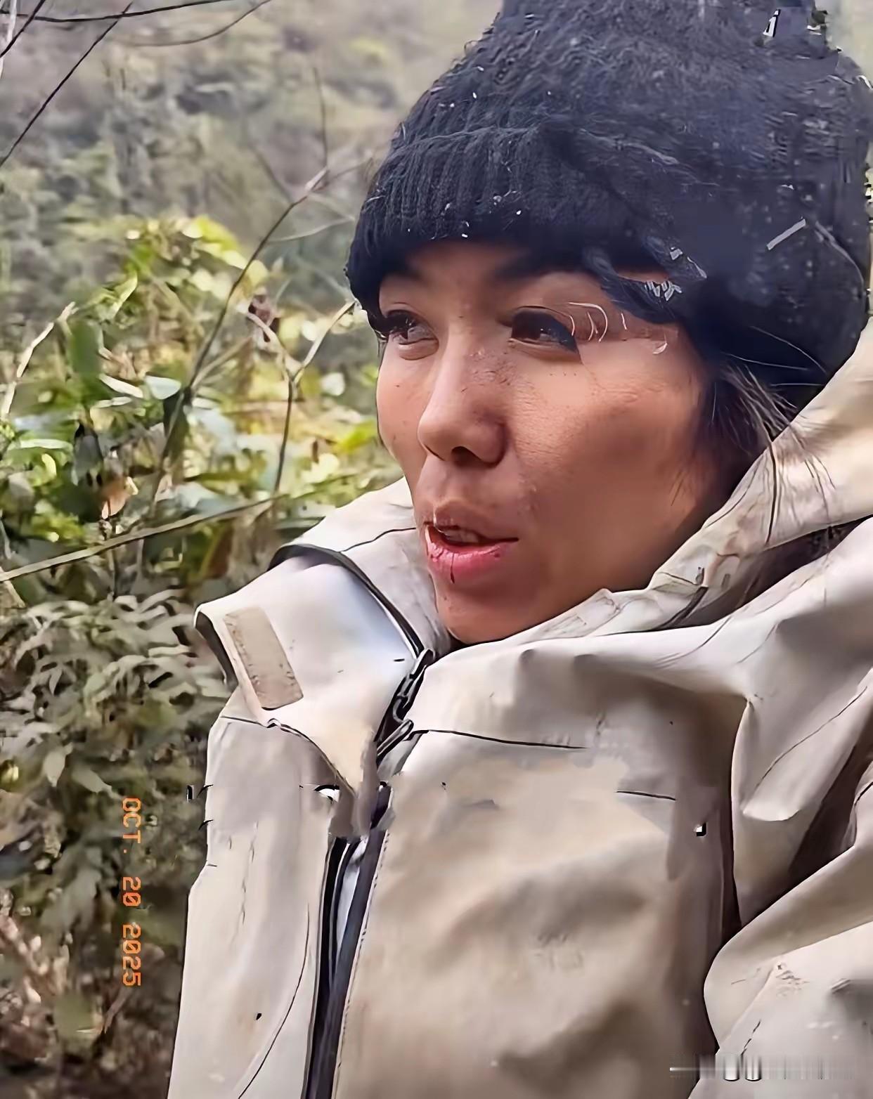 “冷美人”已经荒野求生21天了，成为目前国内第一位荒野求生挑战时间最久的的女选手