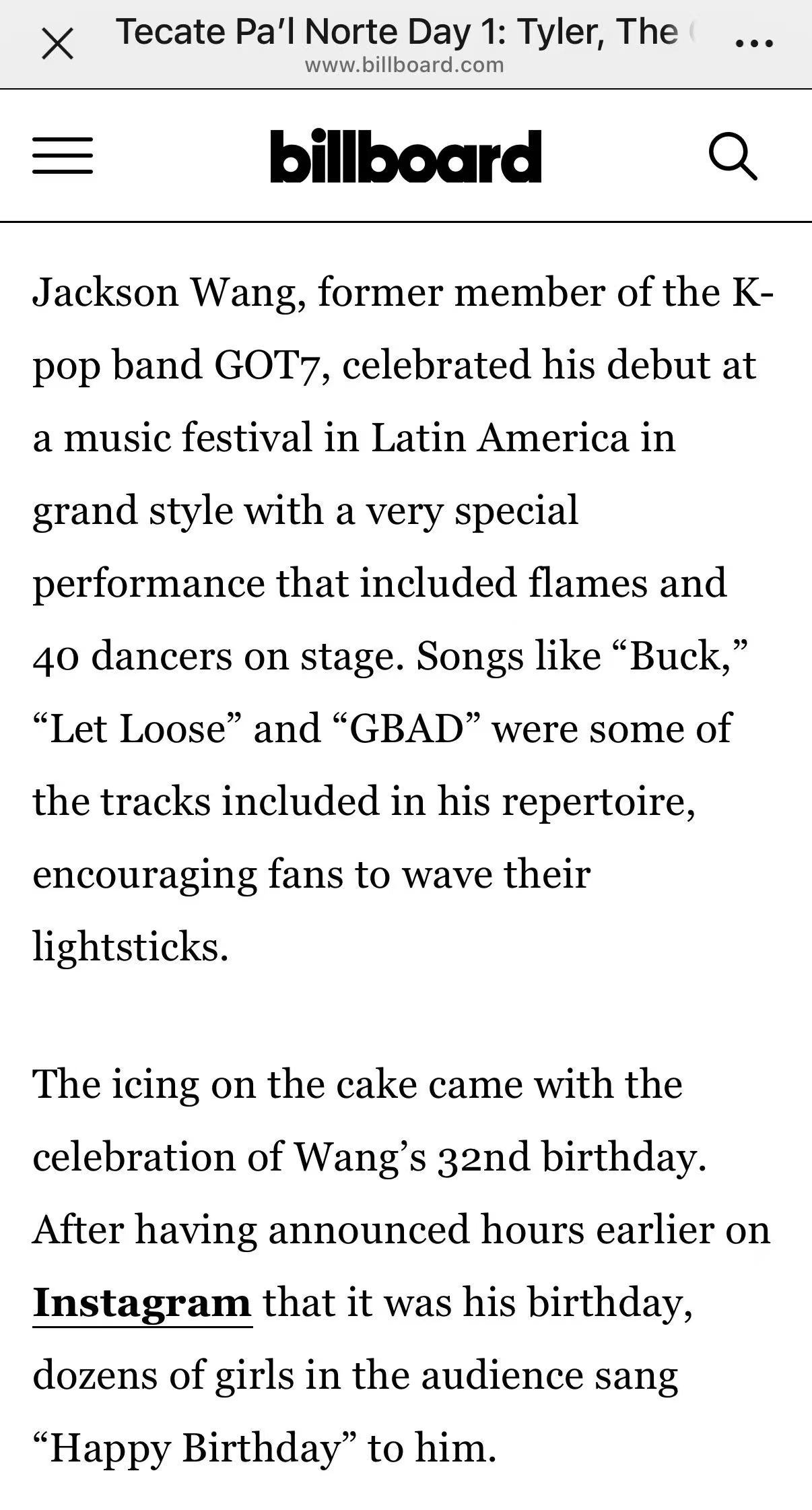 拉美到底是给王嘉尔闯进去了 做到了很多人没做到的事！在拉美大型音乐节上用完整舞台