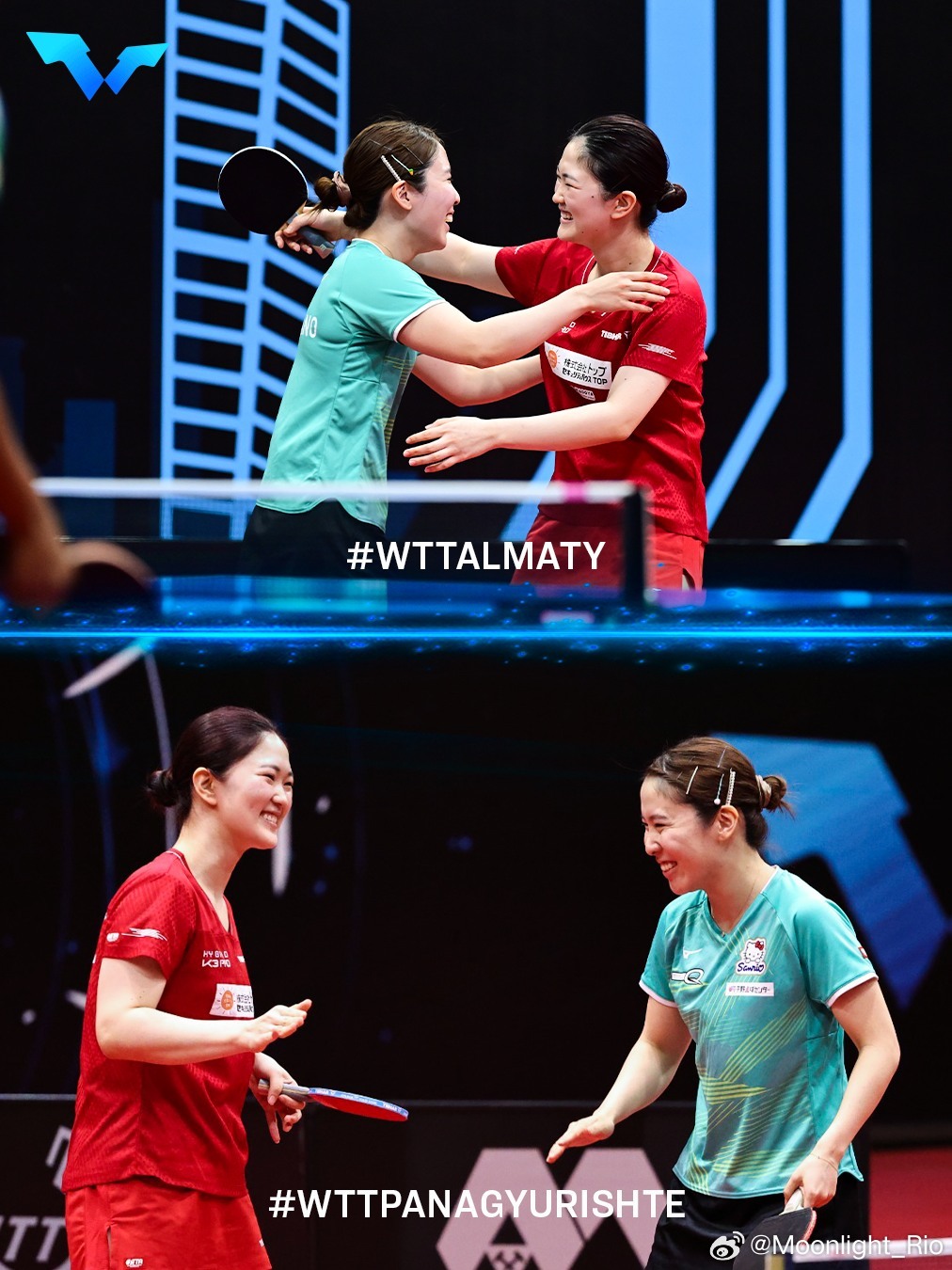 WTT常规挑战赛帕纳久里什泰站2026wtt[超话] wtt：双打连胜，风采依旧