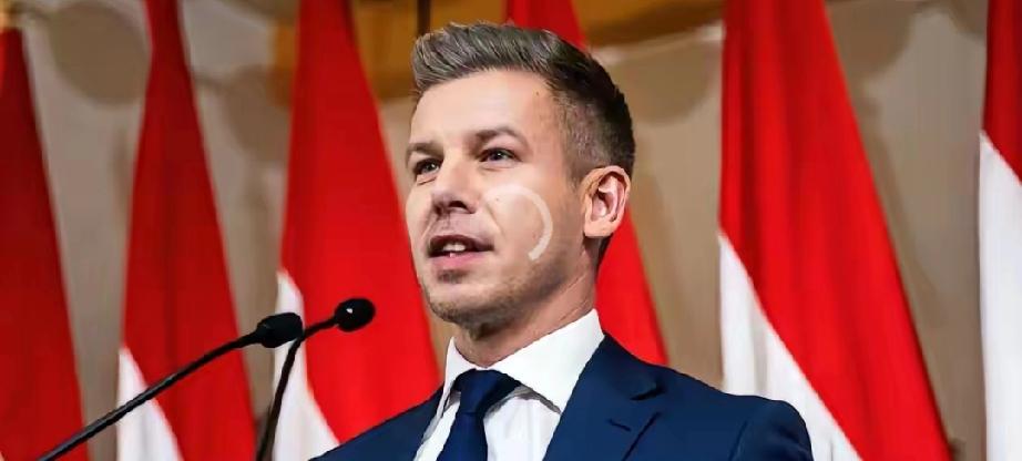 匈牙利新当选总理毛焦尔·彼得发表胜选演说：“匈牙利将再次成为了欧盟和北约强大的盟