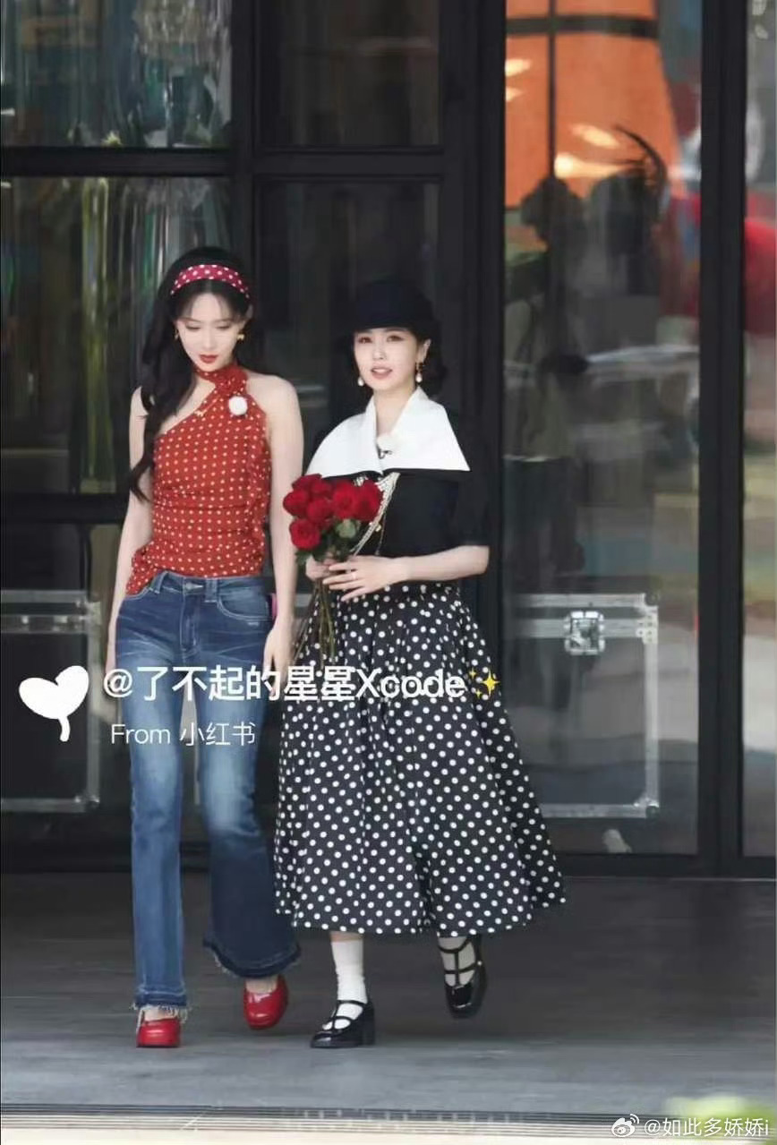 白鹿和孟子义同框 身材比例看来真的很重要 