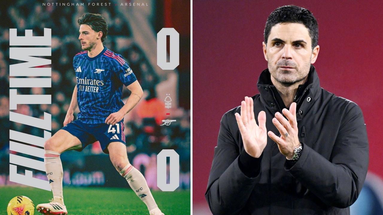 英超：阿森纳客场0-0战平诺丁汉森林，暂以7分优势领跑。
阿森纳错失多次良机，森