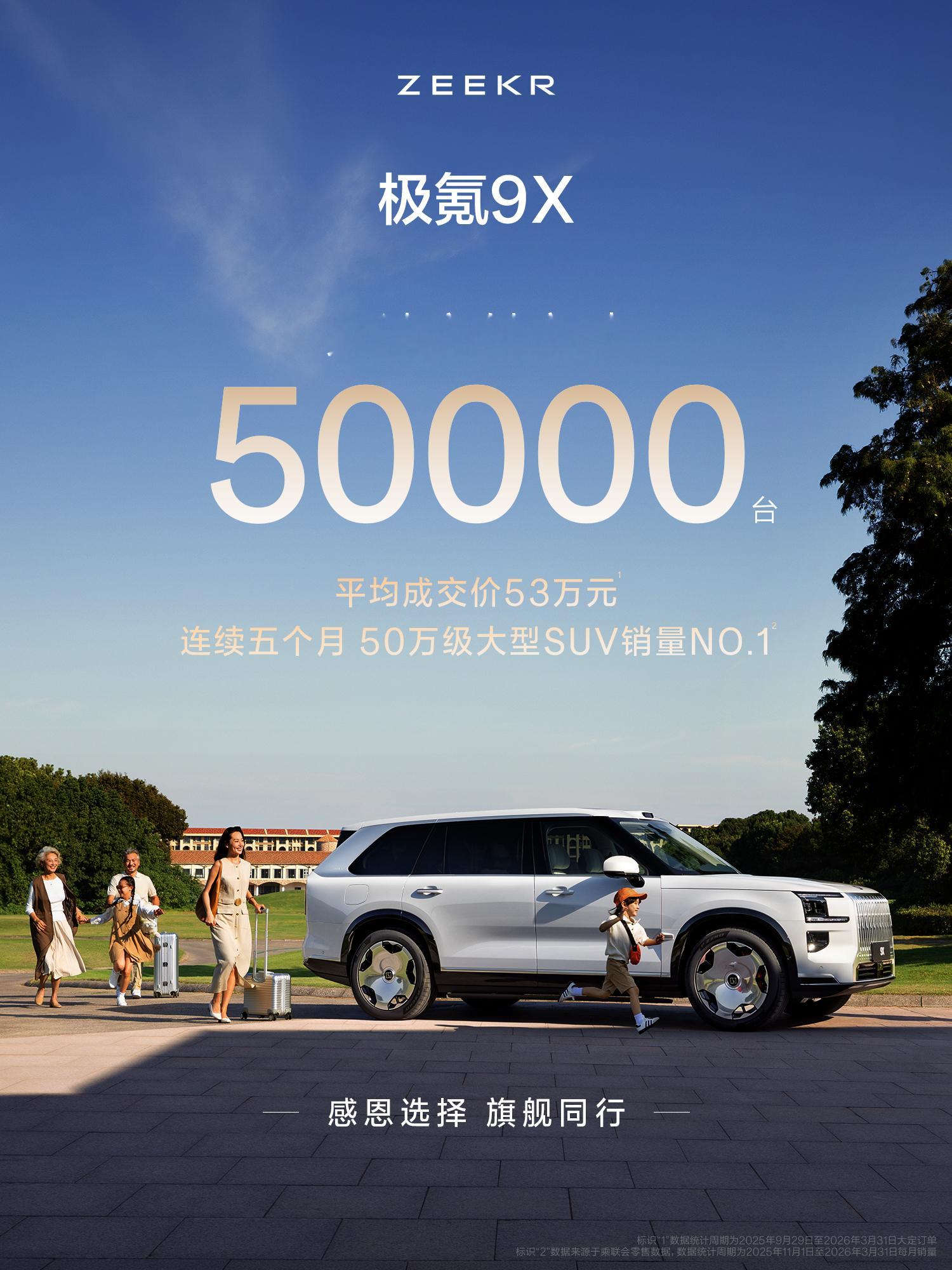 极氪9X交付破5万其实印证了一个市场逻辑：高端新能源不是只堆配置就行，现在买车的