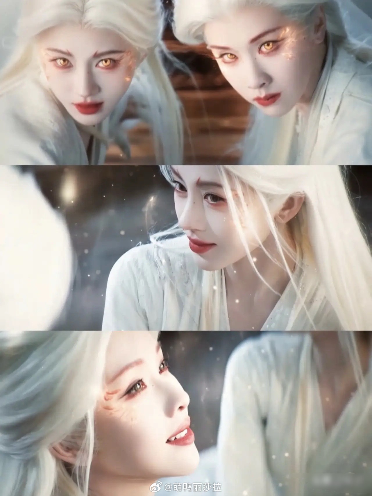 陈都灵、鞠婧祎新剧开播！两人在《月鳞绮纪》里的装扮，真的超级超级像尤其是这个妆容