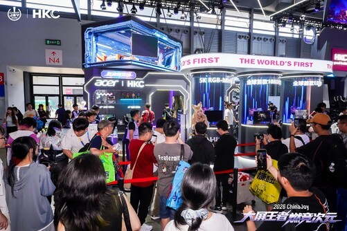 收官日热度不减！ChinaJoy HKC惠科展台热力十足