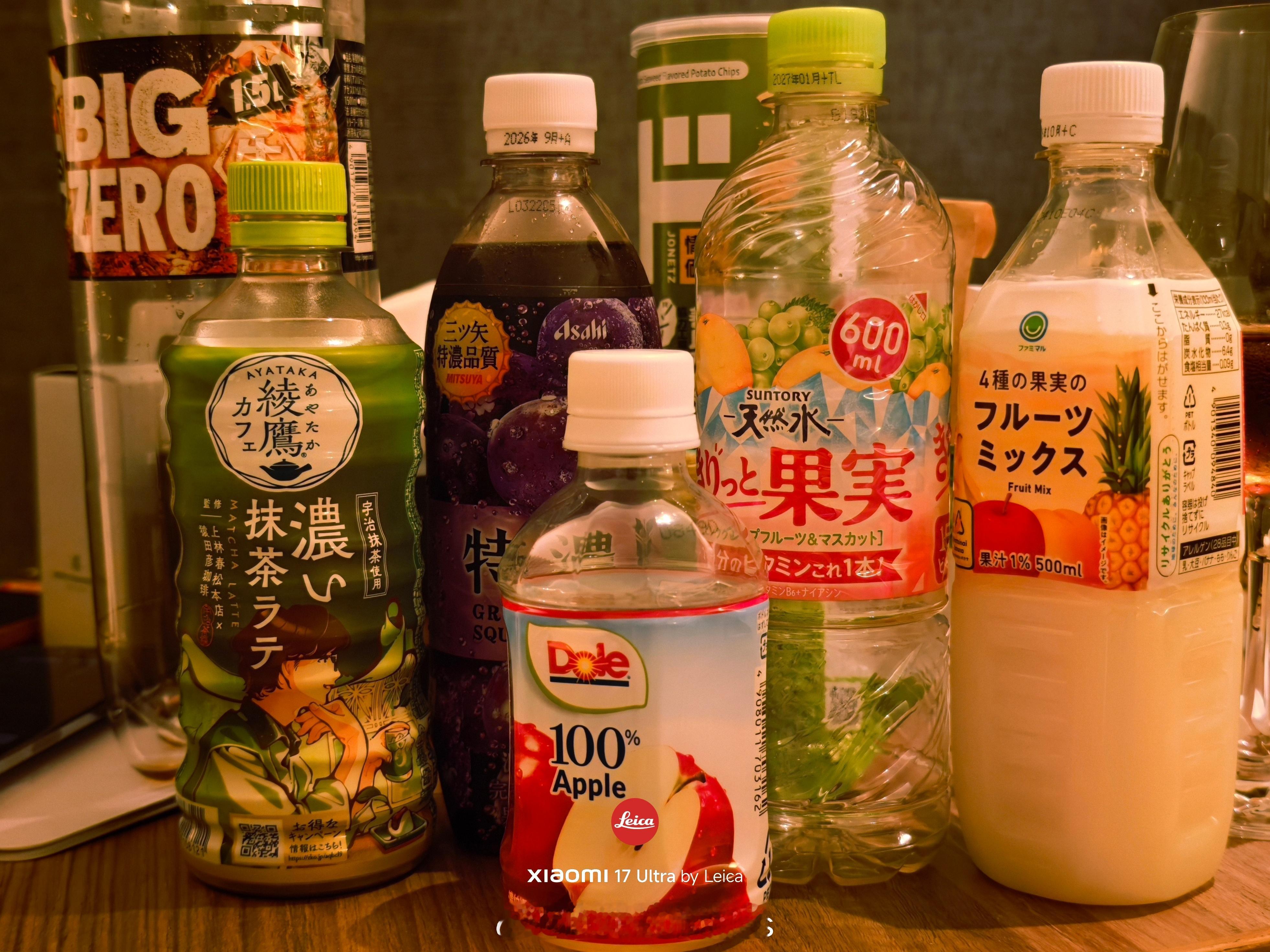 在日本喝了一堆小甜水，暂时还没踩雷