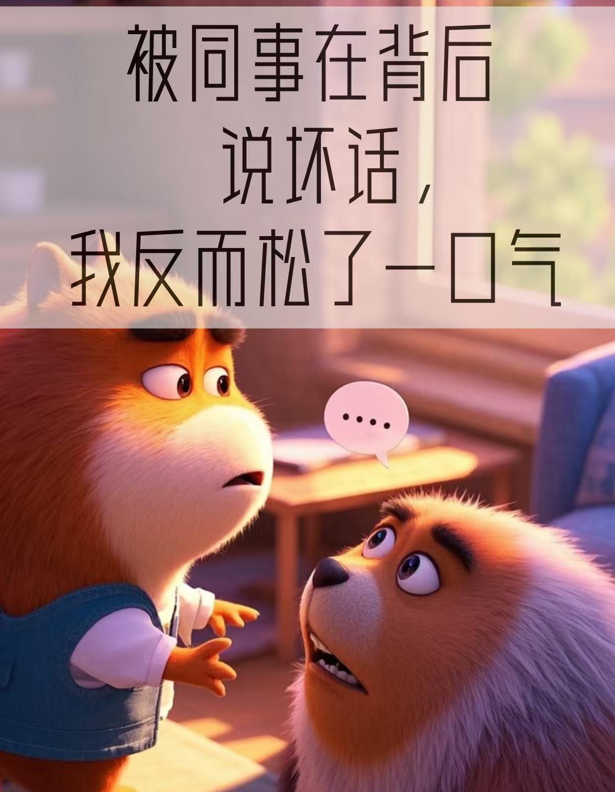 被同事背后议论，我反而松了一口气。你被人在背后说过什么？怎么消化掉的？认知自我方