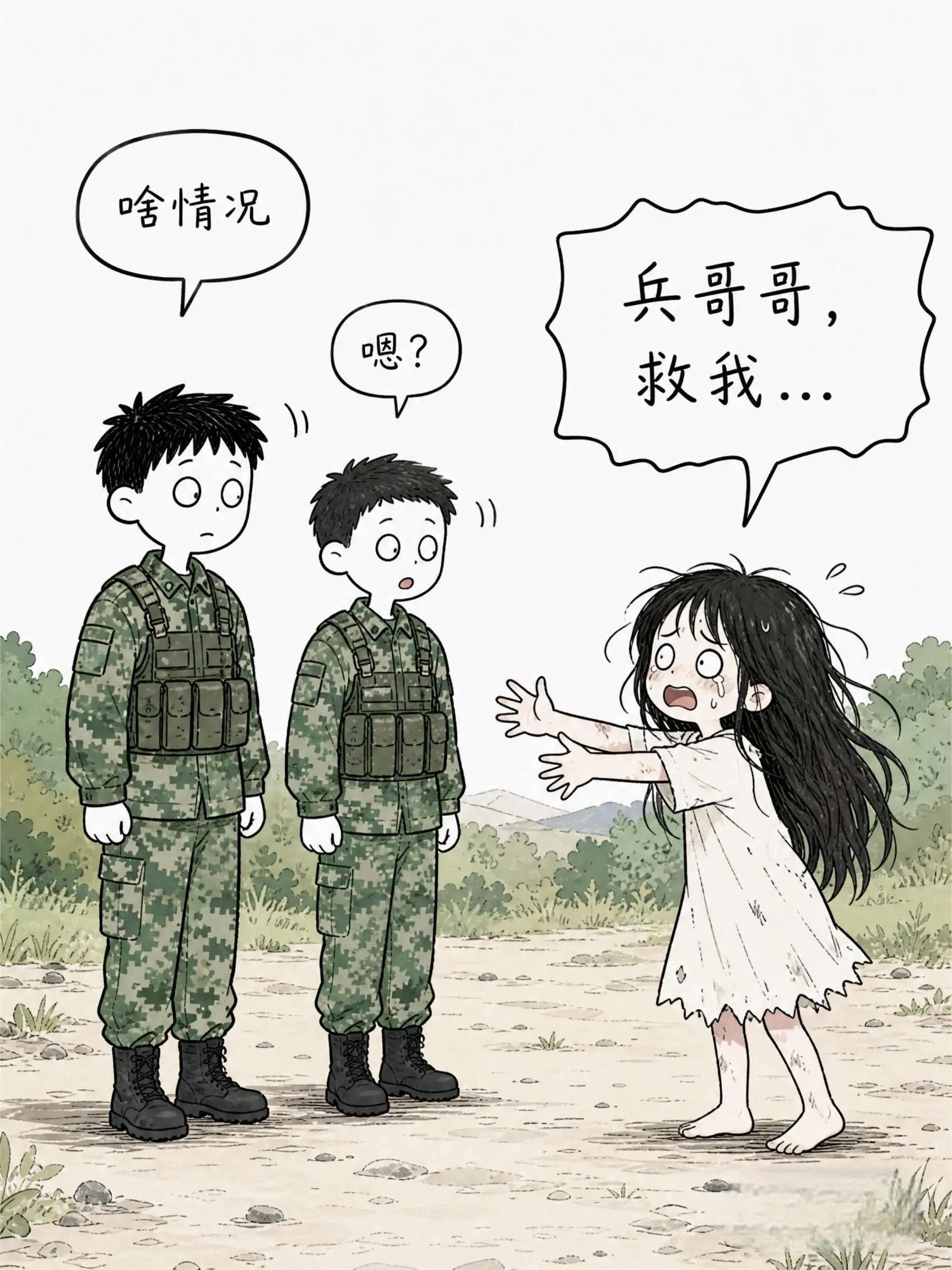 兵哥哥救我！