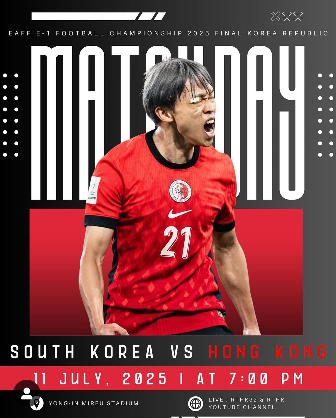 昨天公推三中二，今日重心出击，在置顶可免费领取实弹！东亚杯 19:00     