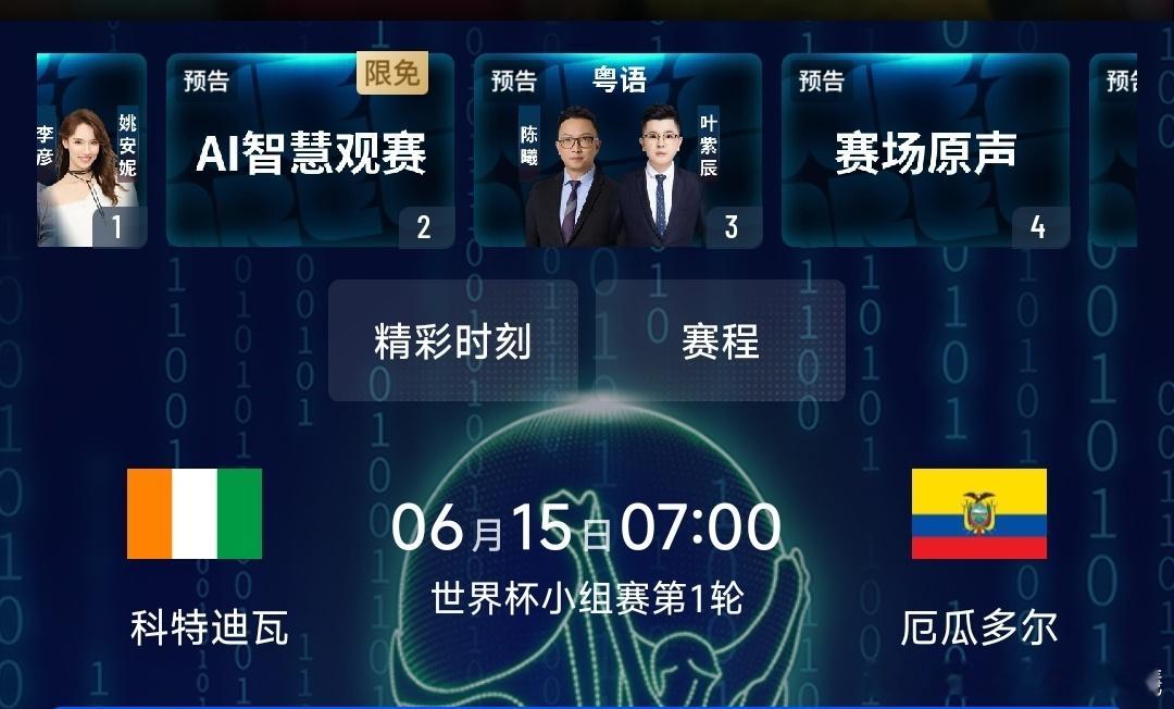 明早七点又见，科特迪瓦对厄瓜多尔世界杯