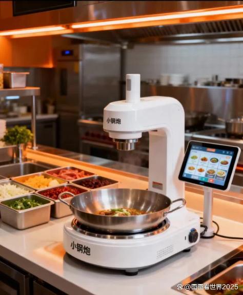 杭州社区食堂惊现“沉默大厨”：6万一台机器人炒菜香晕全网，打工人狂喜：阿姨手抖症