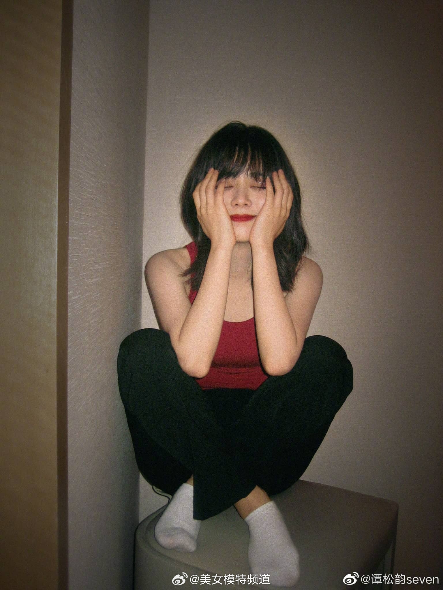 谭松韵姐姐的一组健身照 ​​​