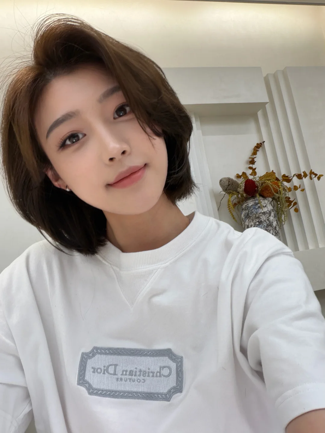 最后一张是长发