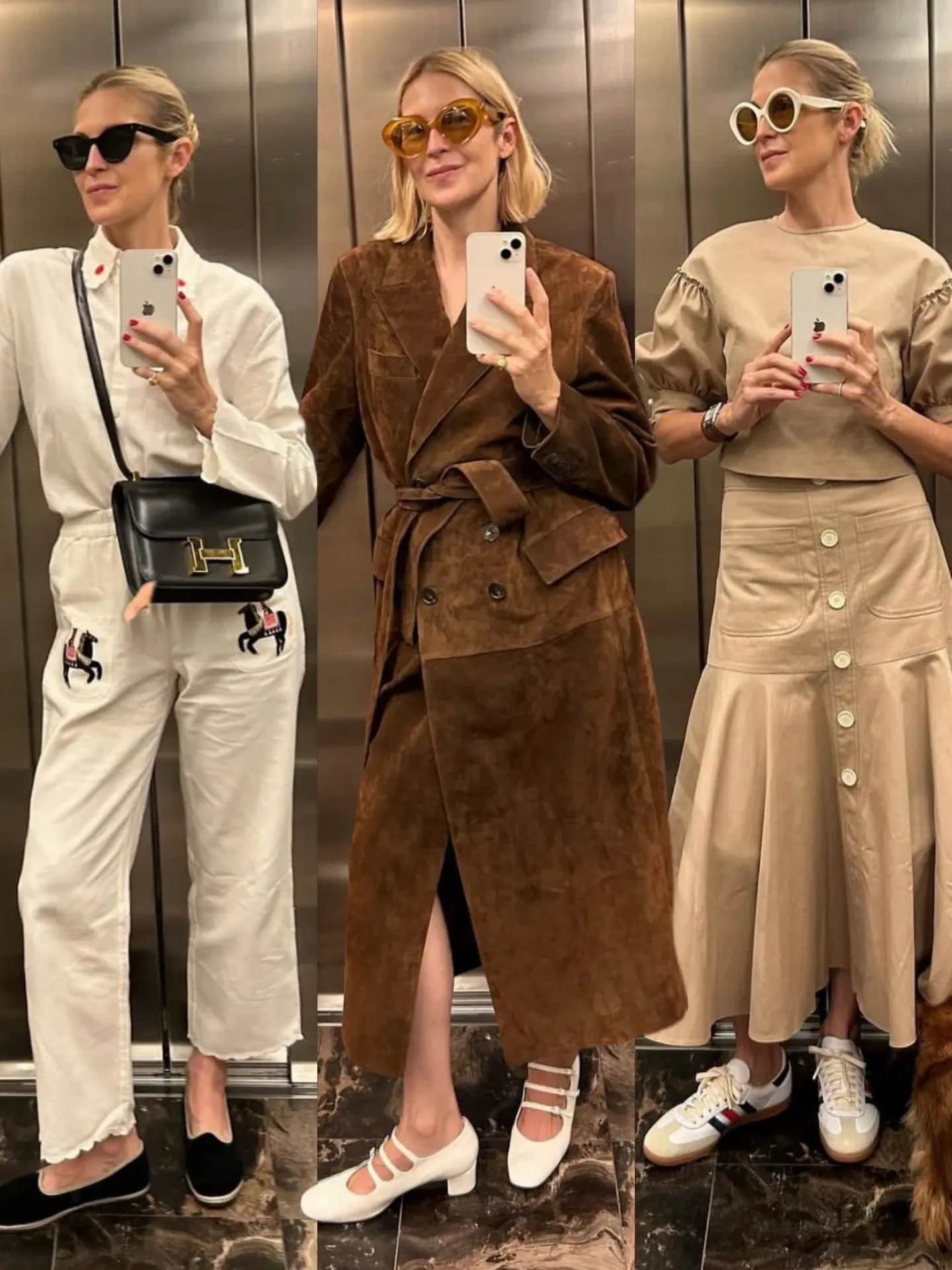 演绎过老钱，成为了老钱。晚秋之际，再来一组55岁Kelly Ruthe...