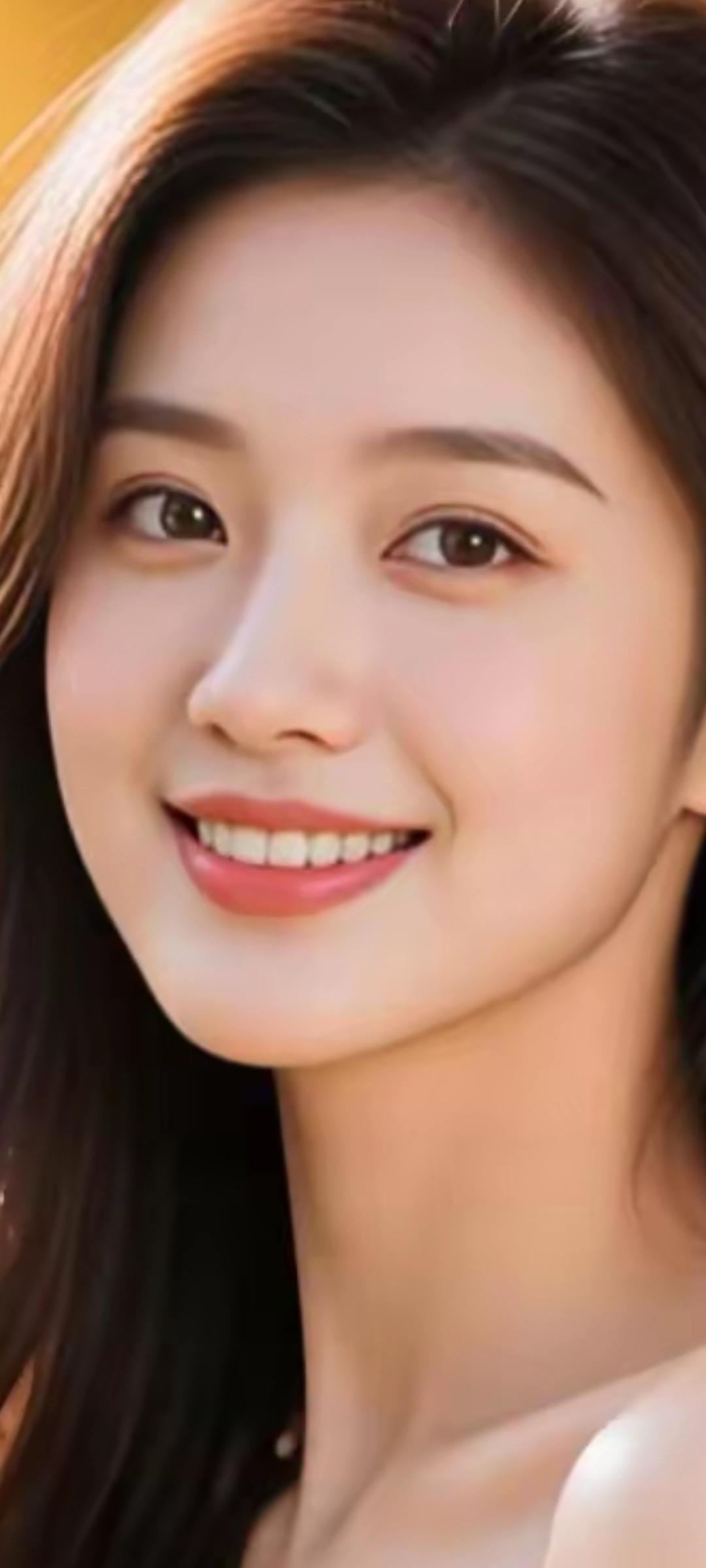 甜美笑容，元气满满，元气少女上线！😊✨