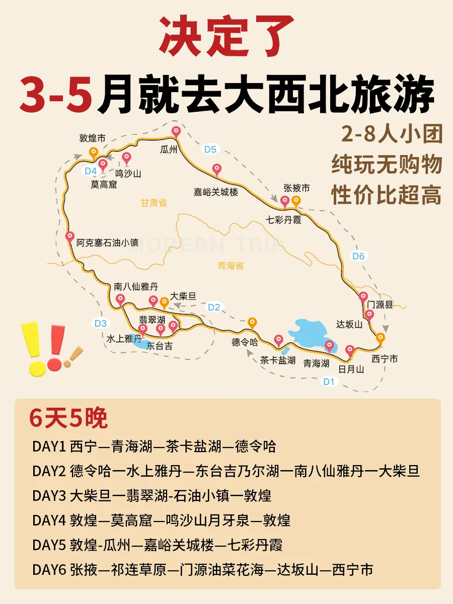 西北3-5月保姆级攻略｜避雷指南+闭眼抄作业