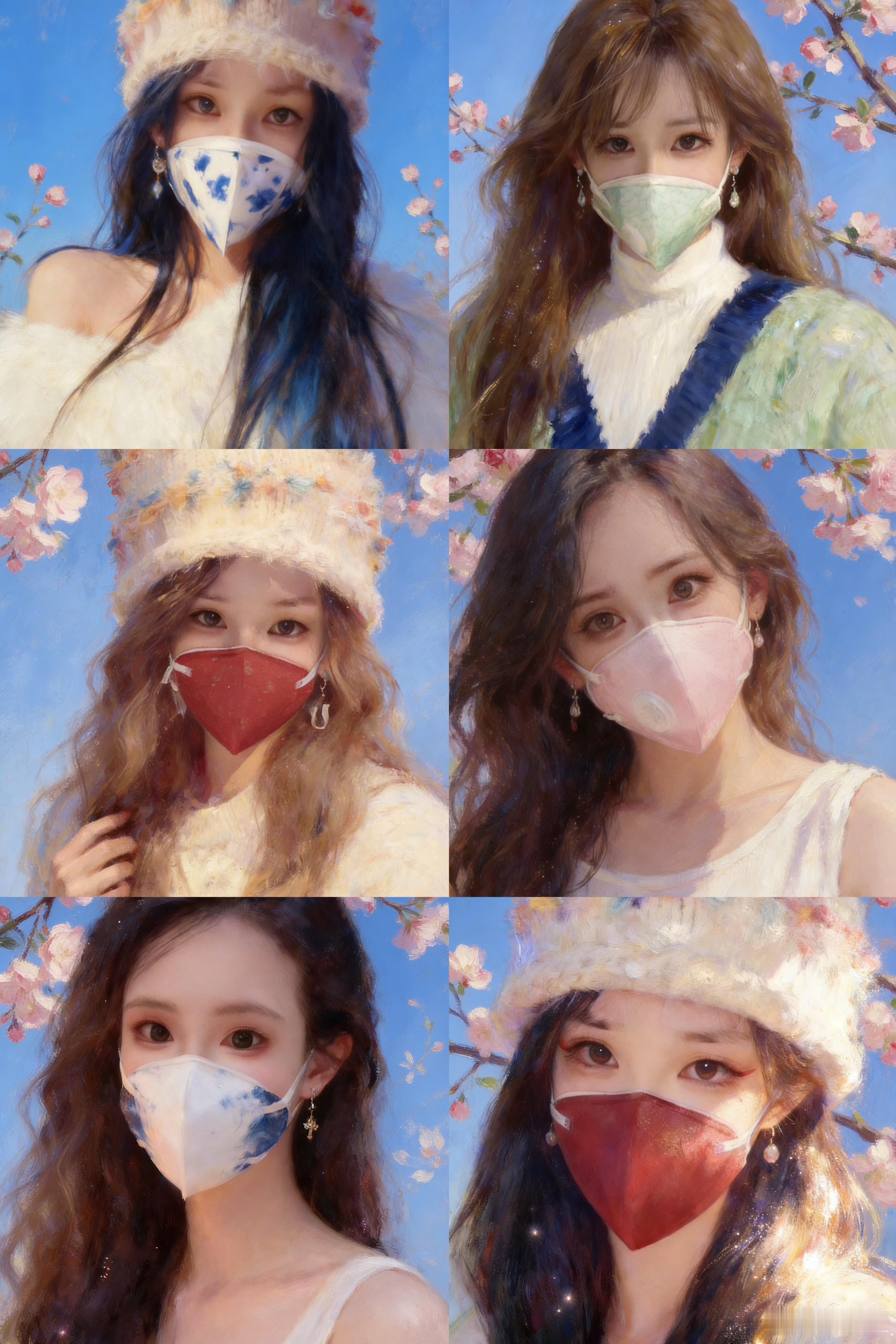 大年初五  好。晒一组口罩，我现在的财神爷是口罩。新冠后的这几年，靠口罩保护着健