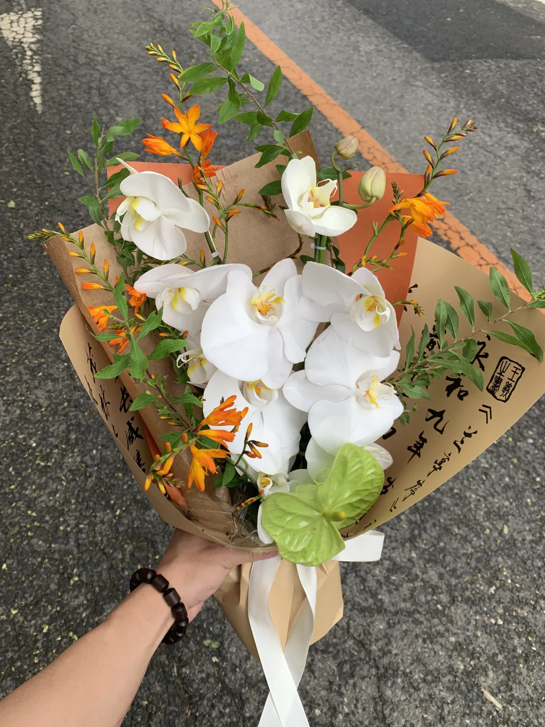 大连花店｜古香古气，蝴蝶兰💐