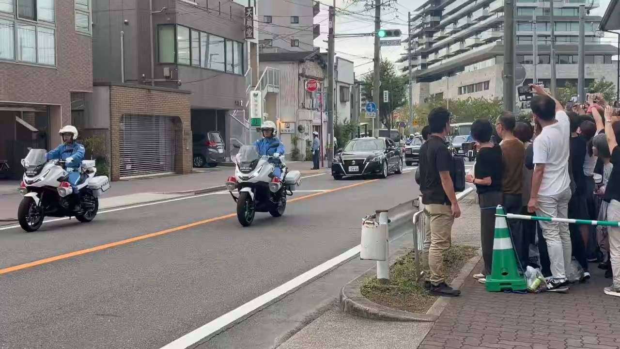 9月19日，日本天皇夫妇出席亚运会开幕式#亚运会开幕式#