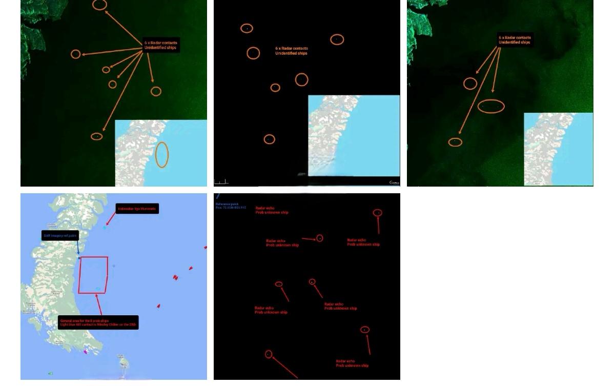 俄罗斯10月28日进行 “波塞冬” 试验时，在新地岛东海岸、卡拉海附近发现 6 