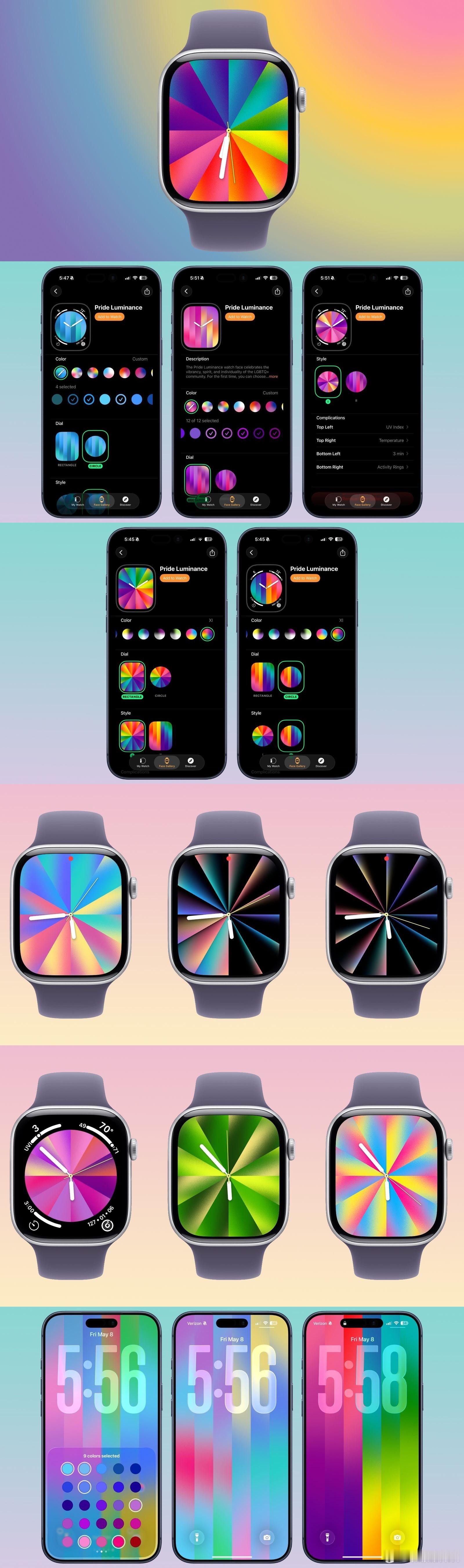 watchOS 26.5推出了流光表盘，这款表盘适配场景丰富，自定义程度极高。系