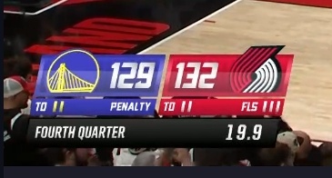 落后3分 还有奇迹吗勇士vs开拓者