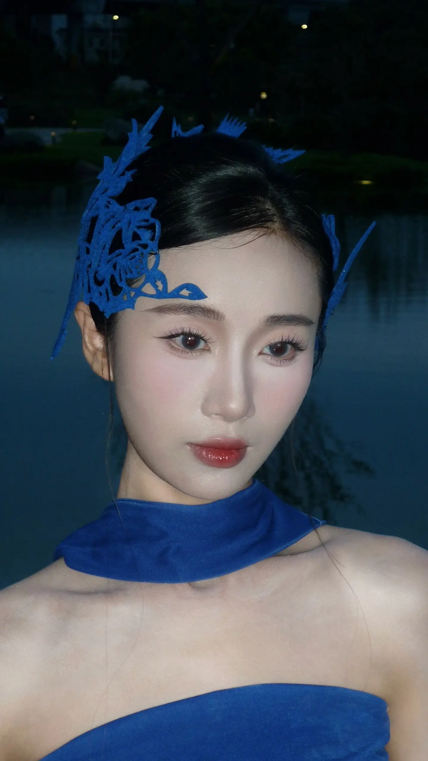 新中式  妆造 妆面记录 剪纸造型