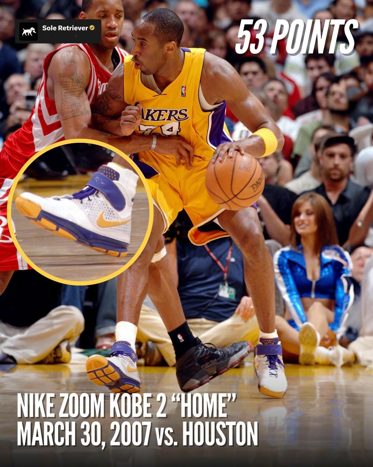 Sole Retriever汇总的科比高分比赛上脚的球鞋！ 